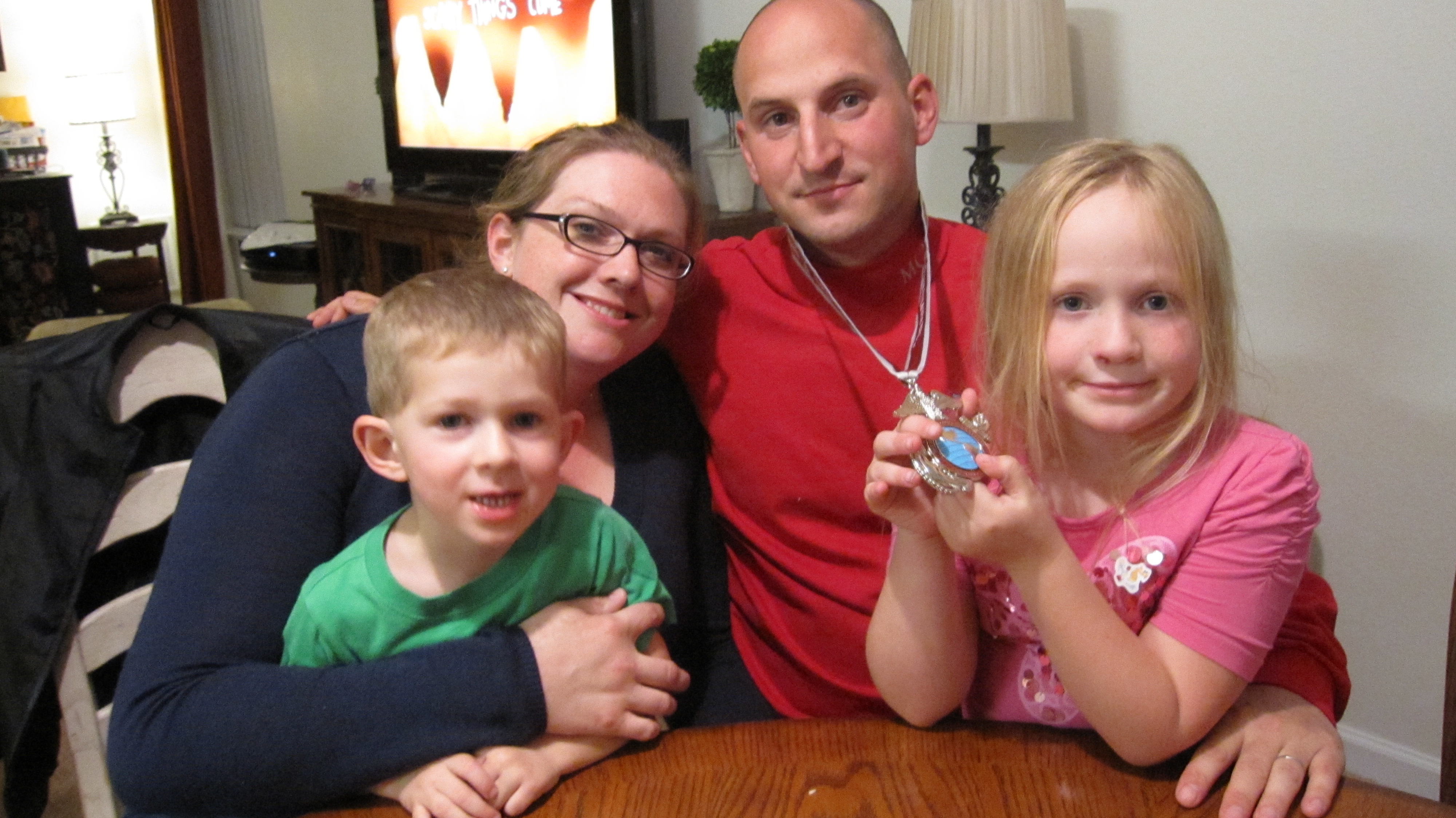 David and Family after the Marine Corps Marathon 2011
