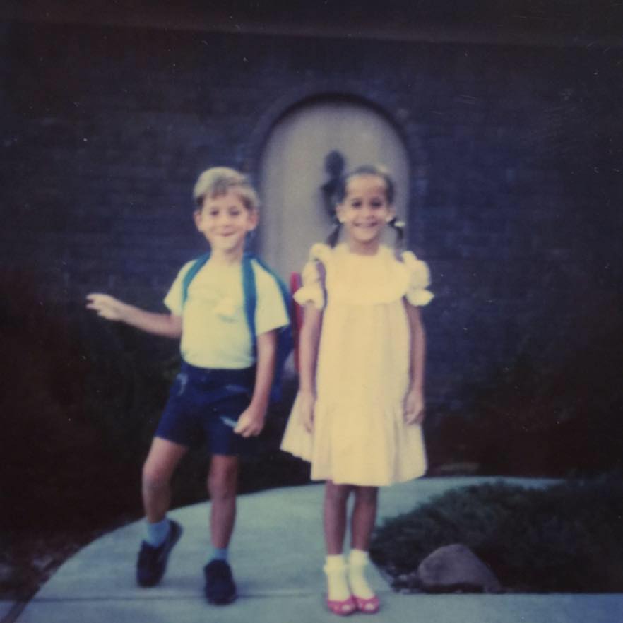David and his sister Elizabeth Wyatt