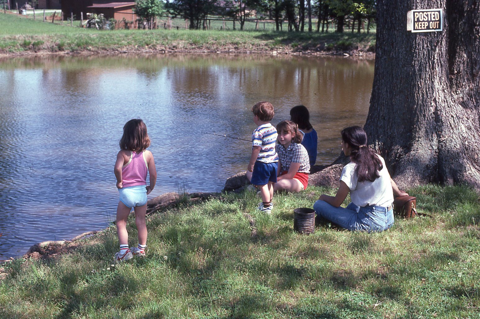 David Wyatt at the pond in Alma, AR