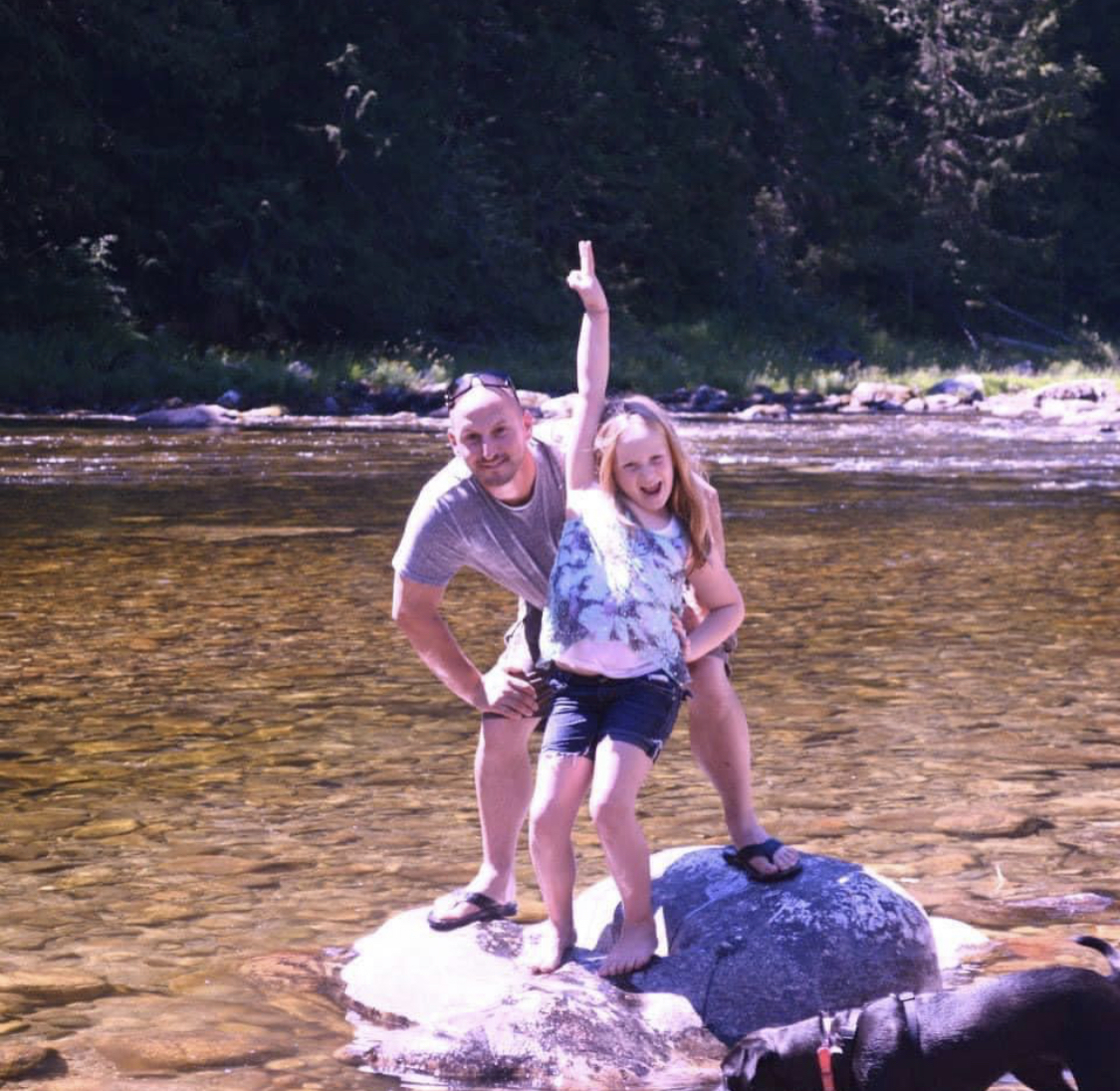 David with his daughter Becca Wyatt