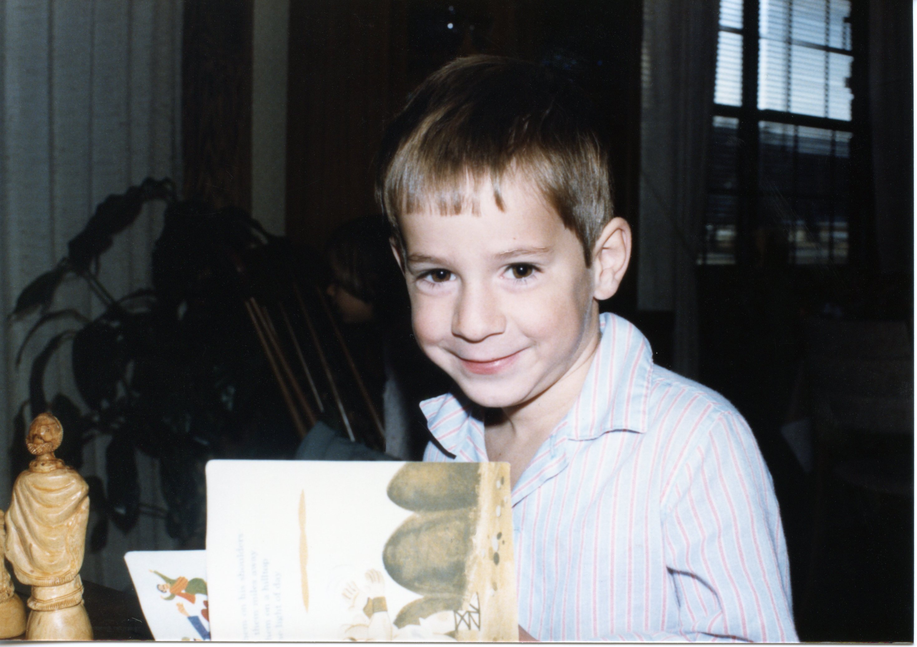 David Wyatt as a toddler in Ozark, AR