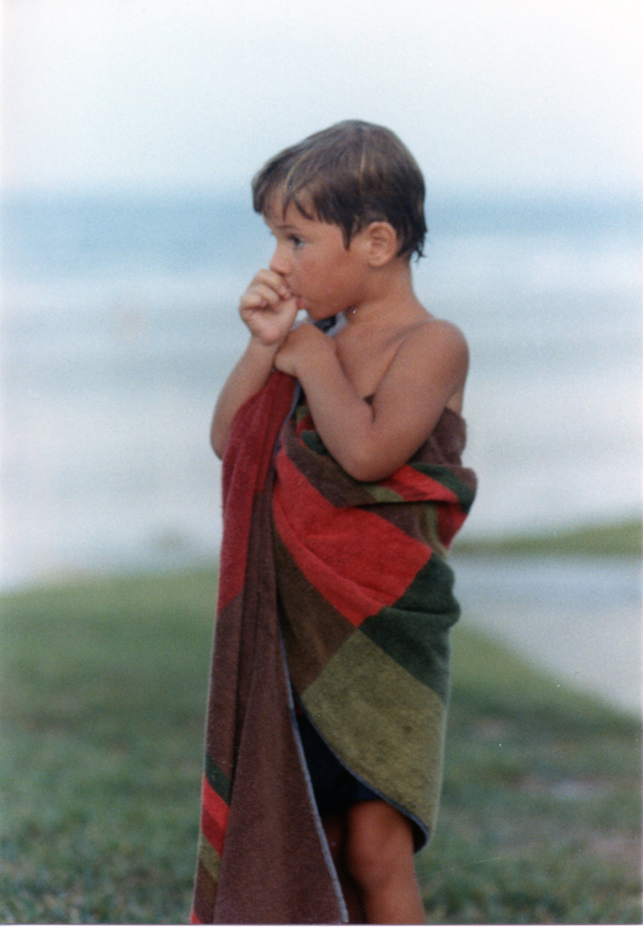 David Wyatt as a toddler in Ozark, AR